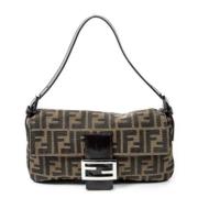 Fendi Vintage Pre-owned Canvas fendi-vskor Green, Dam