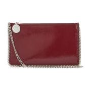 Stella McCartney Diamanteffekt Kedja Falabella Axelväska Red, Dam