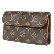 Louis Vuitton Vintage Pre-owned Canvas crossbodyvskor Brown, Dam