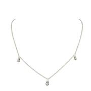 Tiffany & Co. Pre-owned Pre-owned Silver halsband Gray, Dam