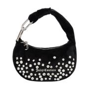 Juicy Couture Blomma Diamant Svart Hobo Väska Black, Dam