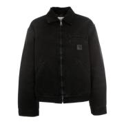 Carhartt Wip Canvasjacka med Randigt Foder Black, Herr