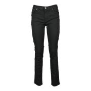 Jacob Cohën Bomull Elastan Jeans Black, Dam