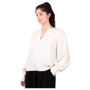 Ulla Johnson Greta creme Blus White, Dam