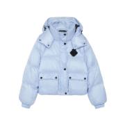 Ermanno Scervino Långärmad Pufferjacka Blå Svart Blue, Dam