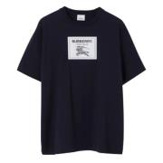 Burberry Svart Bomull T-shirt Prorsum Black, Herr