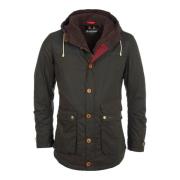 Barbour Vaxad Oliv Game Jacka Green, Herr