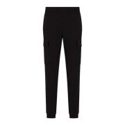 Emporio Armani EA7 Herr Jogger Sportbyxor med Fickor Black, Herr