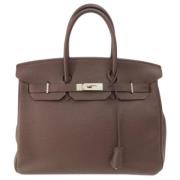 Hermès Vintage Pre-owned Laeder handvskor Brown, Dam