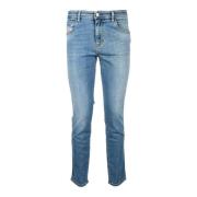 Diesel Bomullsblandning Stretch Jeans Blue, Dam