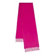 Mulberry Solid Merino Wool Scarf i Pink Pink, Herr