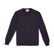 Bally Broderad Logo Pullover Tröja Blue, Herr