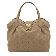 Louis Vuitton Vintage Pre-owned Laeder handvskor Beige, Dam