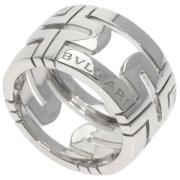 Bvlgari Vintage Pre-owned Vitt guld ringar Gray, Dam