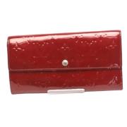 Louis Vuitton Vintage Pre-owned Laeder plnbcker Red, Dam