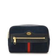 Gucci Vintage Pre-owned Mocka gucci-vskor Blue, Dam