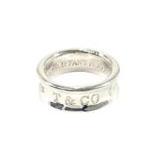 Tiffany & Co. Pre-owned Pre-owned Silver ringar Gray, Unisex