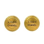 Chanel Vintage Pre-owned Guld chanel-smycken Yellow, Dam