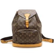 Louis Vuitton Vintage Pre-owned Canvas axelremsvskor Brown, Dam