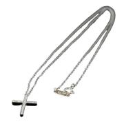 Tiffany & Co. Pre-owned Pre-owned Vitt guld halsband Gray, Dam