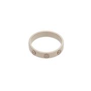 Cartier Vintage Pre-owned Vitt guld ringar Gray, Dam