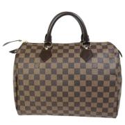 Louis Vuitton Vintage Pre-owned Canvas handvskor Brown, Dam