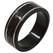 Gucci Vintage Pre-owned Metall ringar Black, Dam