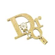 Dior Vintage Pre-owned Metall dior-smycken Yellow, Herr