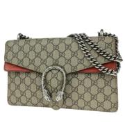 Gucci Vintage Pre-owned Canvas gucci-vskor Beige, Dam