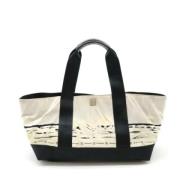 Chanel Vintage Pre-owned Tyg chanel-vskor White, Dam