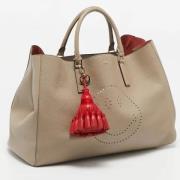 Anya Hindmarch Pre-owned Pre-owned Laeder handvskor Beige, Dam