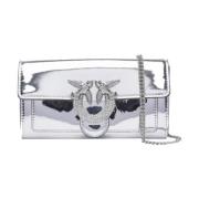 Pinko Love Icon Plånbok Clutch Gray, Dam