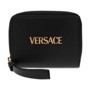 Versace Läder plånbok Black, Dam