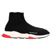 Balenciaga Vintage Pre-owned Polyester sneakers Black, Herr