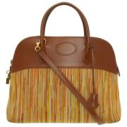 Hermès Vintage Pre-owned Canvas handvskor Brown, Dam