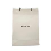 Balenciaga Vintage Pre-owned Laeder handvskor White, Dam