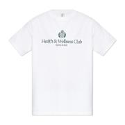 Sporty & Rich T-shirt från H&W Crest-kollektionen White, Unisex