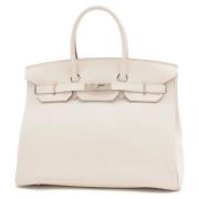 Hermès Vintage Pre-owned Laeder handvskor Beige, Dam