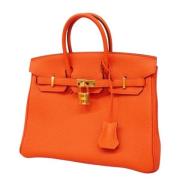 Hermès Vintage Pre-owned Laeder handvskor Orange, Dam