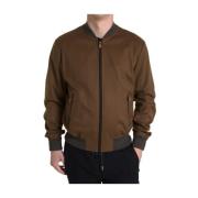 Dolce & Gabbana Bomber Jackets Brown, Herr