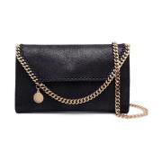 Stella McCartney Svart Mini Falabella Axelväska Black, Dam