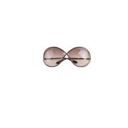 Tom Ford Pre-owned Pre-owned Plast solglasgon Brown, Dam