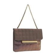 Chanel Vintage Pre-owned Canvas handvskor Purple, Dam