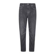 Eleventy Stretch Denimbyxor med Modern Passform Gray, Herr