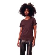 Lexington Jersey Tee i Ashely Stil Brown, Dam