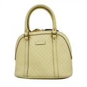 Gucci Vintage Pre-owned Laeder handvskor White, Dam