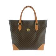 Celine Vintage Pre-owned Canvas totevskor Brown, Dam