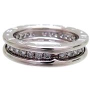 Bvlgari Vintage Pre-owned Silver ringar Gray, Dam