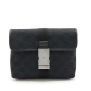 Gucci Vintage Pre-owned Canvas gucci-vskor Black, Dam