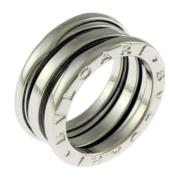 Bvlgari Vintage Pre-owned Vitt guld ringar Gray, Unisex